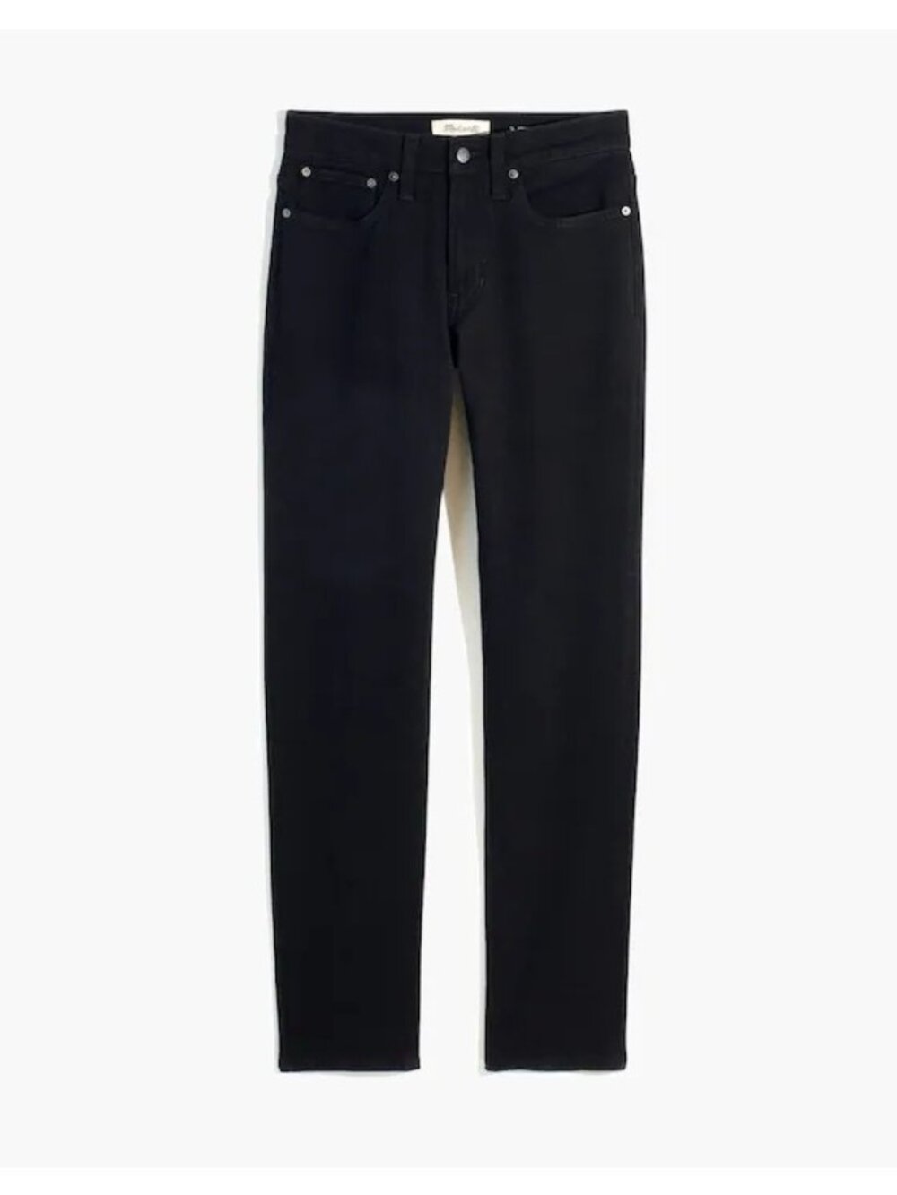 Madewell Mens Slim Jeans~Size 31/32~Black Stretch Straight Leg Denim NWT L7 17